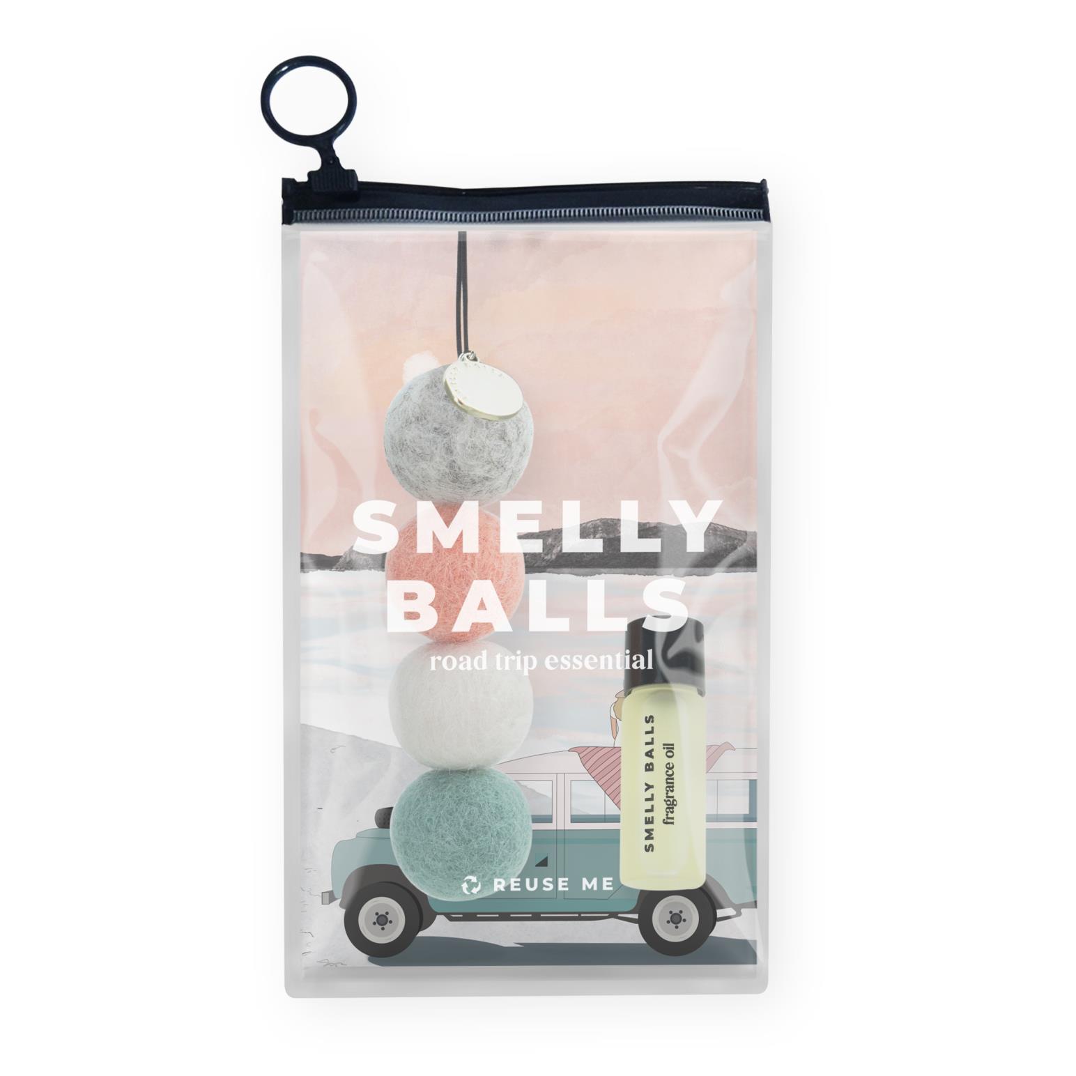 Smelly Balls Car Fragrance Seapink Set - Coconut & Lime